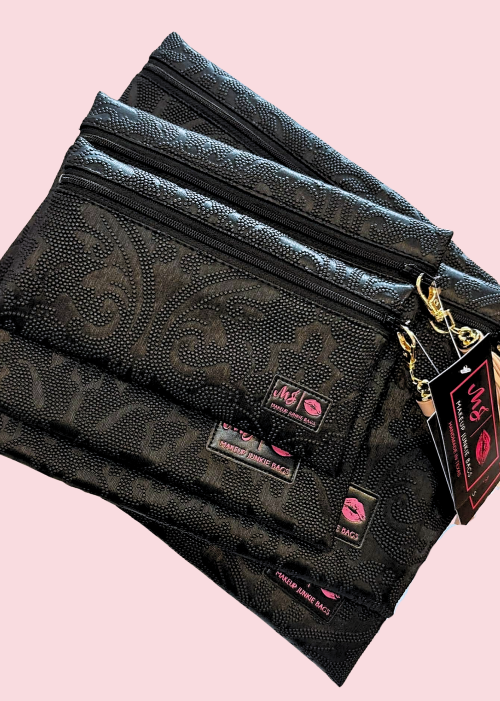 Makeup Junkie Bags - Bridal Onyx Travel Bags [Pre-Order]