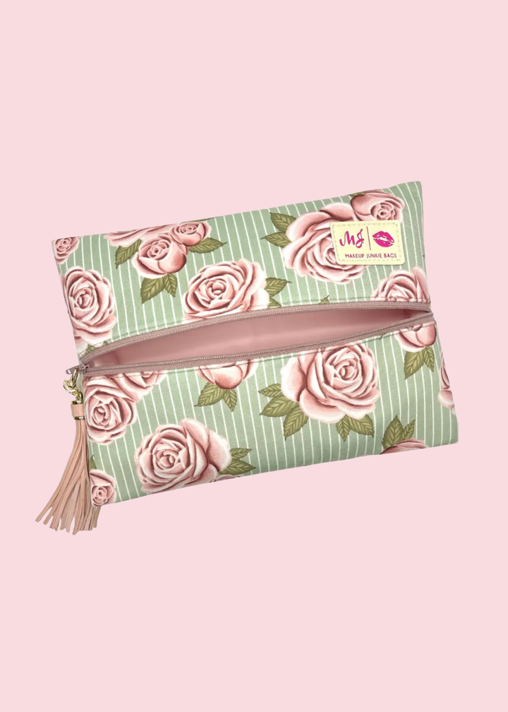 Makeup Junkie Bags - Cottage Rose 30A Travel Bags [Pre-Order]