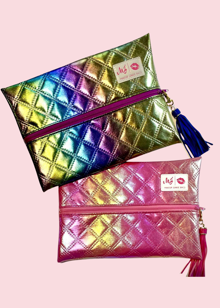 Makeup Junkie Bags - Mermaid Luster Travel Bags [Ready to Ship]