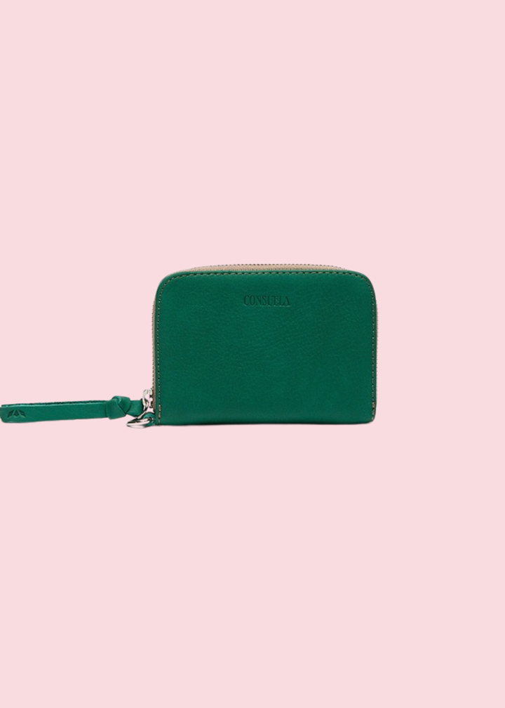 Consuela - Teal Zippy Wallet