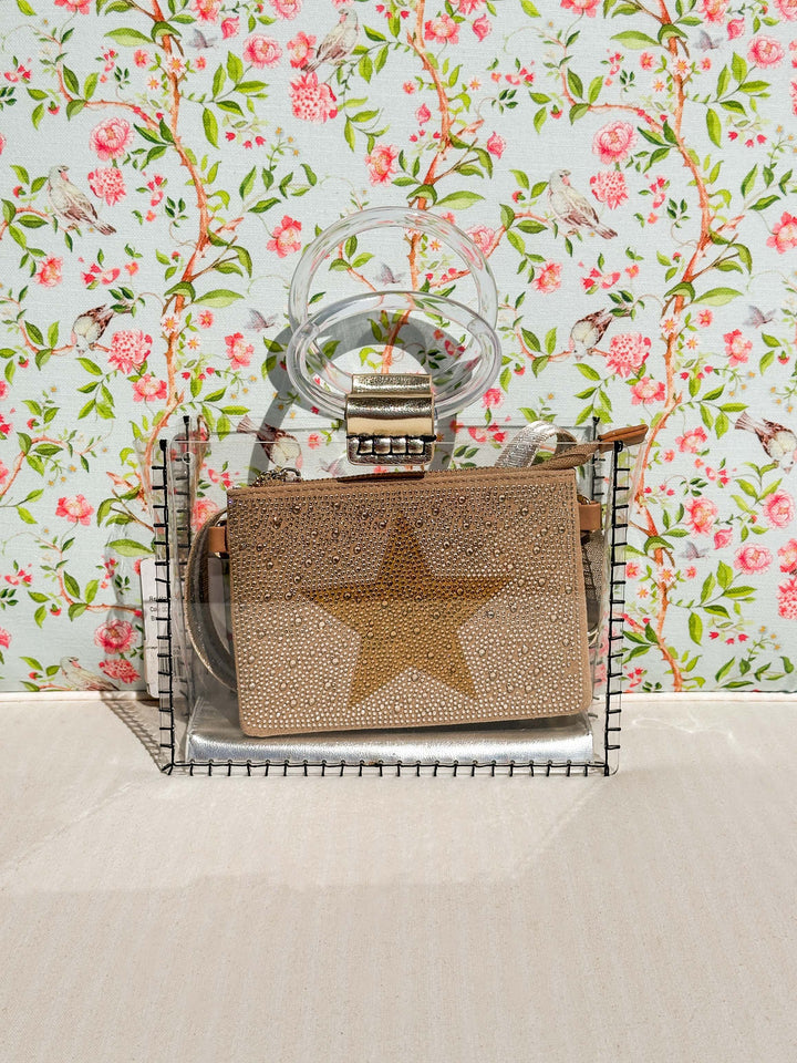 Vintage Havana - Mini Molly Gold Rhinestone Multi