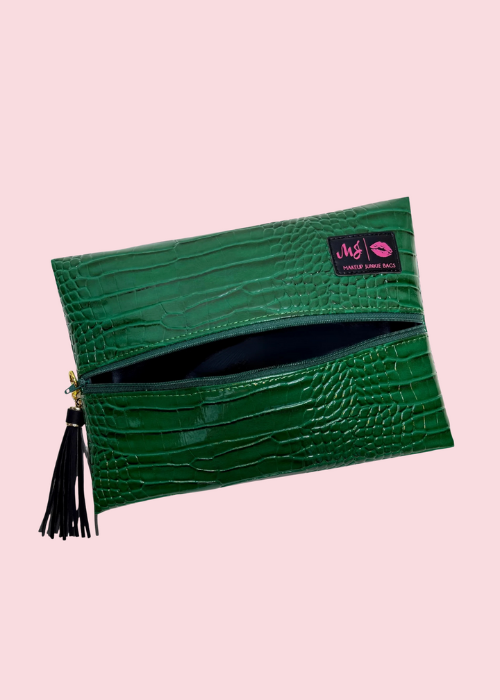 Makeup Junkie Bags - LUSH Gator Flat Lay [Pre-Order]