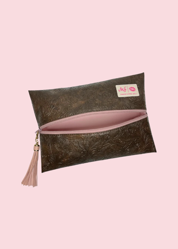 Makeup Junkie Bags - Amarillo Dusty Rose Edition Travel Bags [Pre-Order]