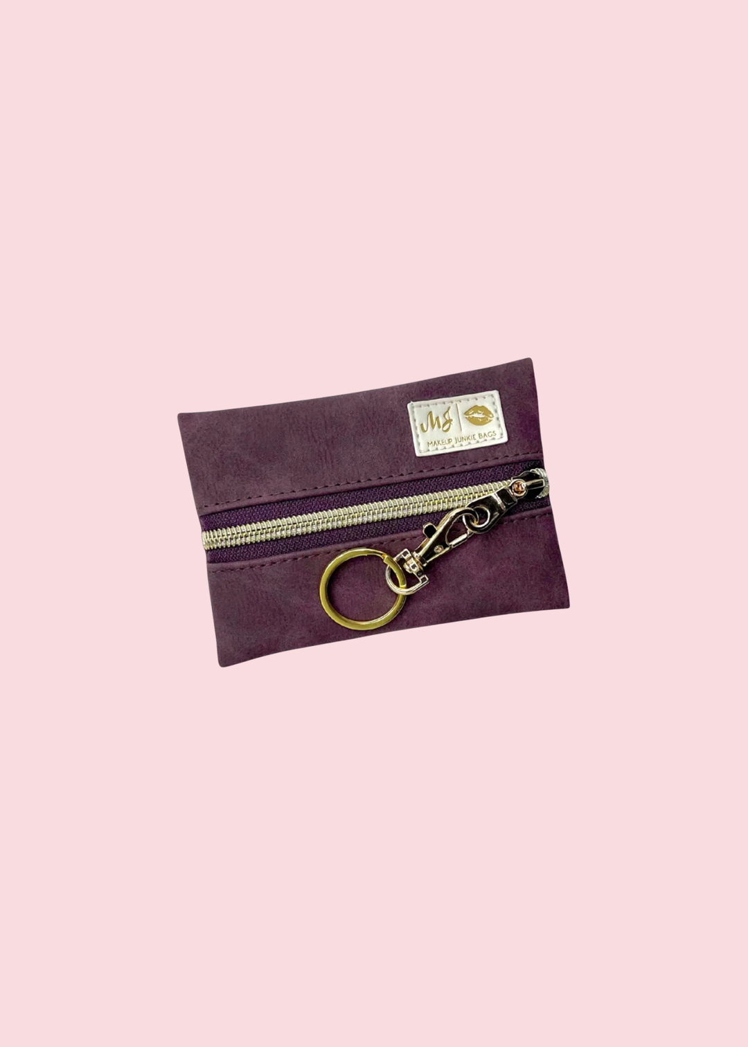 Makeup Junkie Bags - Suede Soul Bordeaux Luxe Travel Bags [Pre-Order]