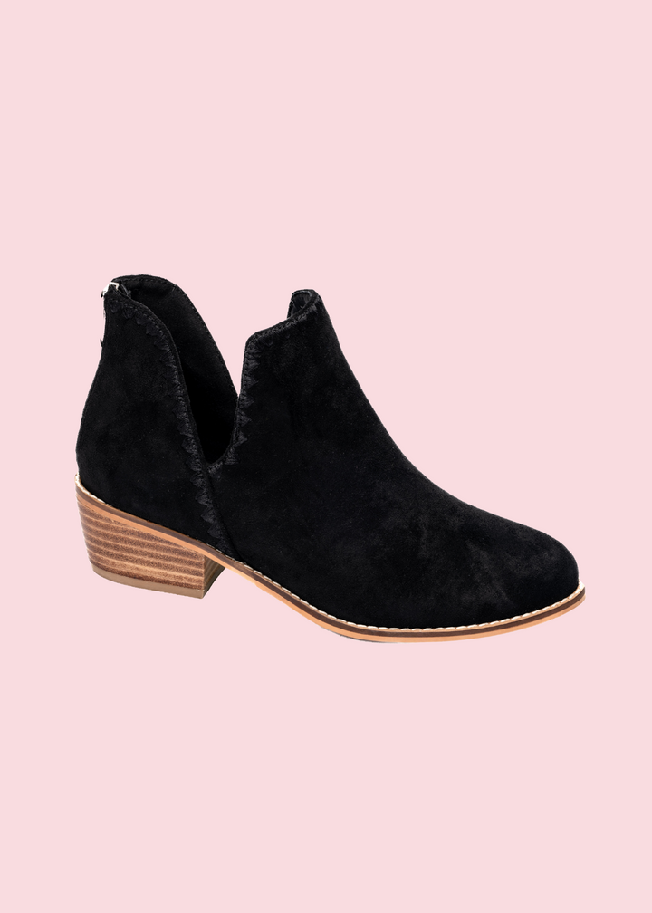 Corkys - Spice It Up Ankle Boot in Black Suede