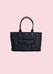 PurseN - Black Quilted VIP Tote