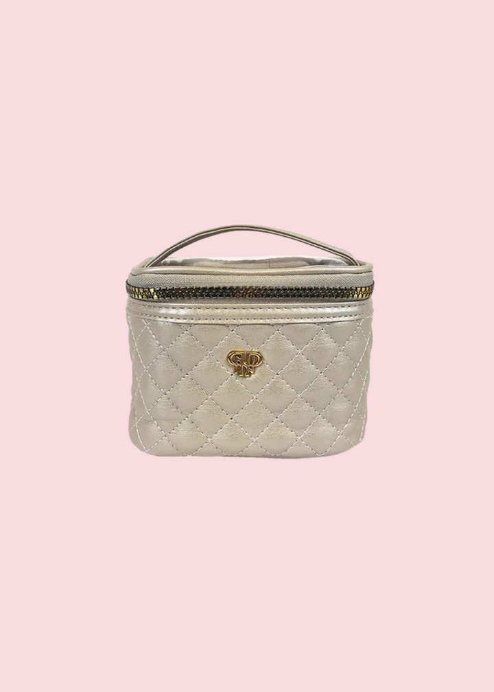 PurseN - Pearl Quilted Getaway Jewelry Case