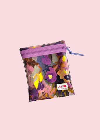 Makeup Junkie Bags - Meadow Lilac Zippy Pouch [Pre-Order]