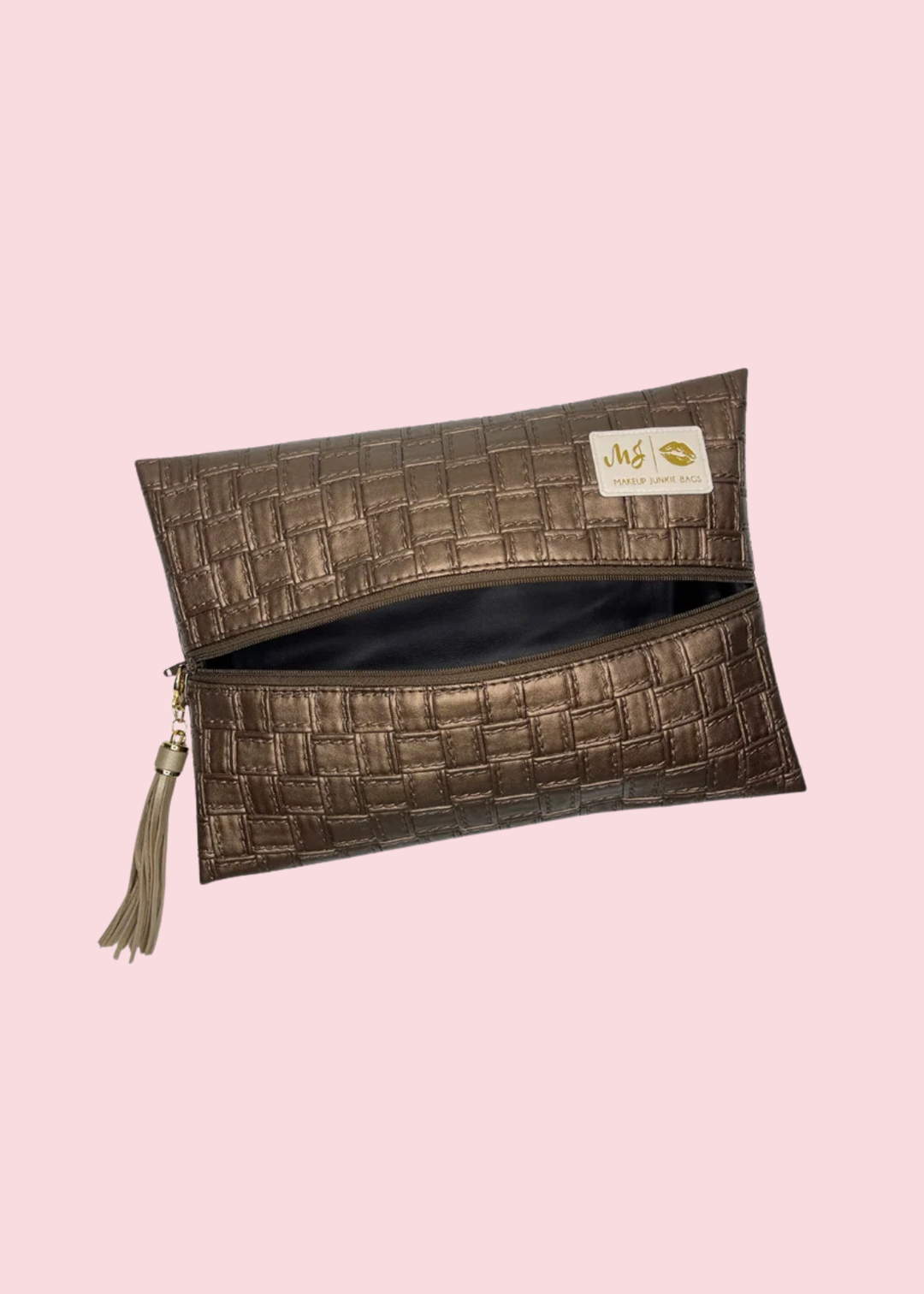 Makeup Junkie Bags - Basket Bronze Travel Bags [Pre-Order]