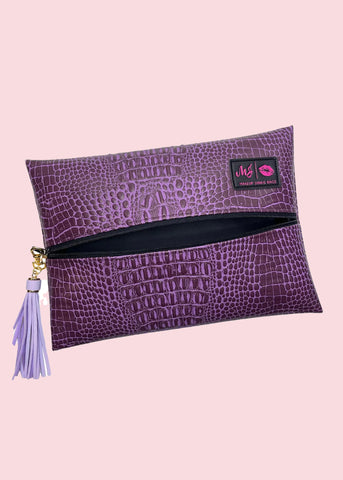 Makeup Junkie Bags - Shade of Violet Flat Lay [Pre-Order]