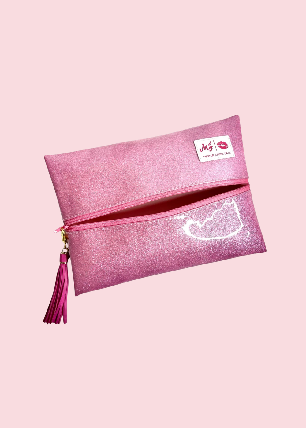 Makeup Junkie Bags - Bubble Gum Stardust Glitter Travel Bags [Pre-Order]