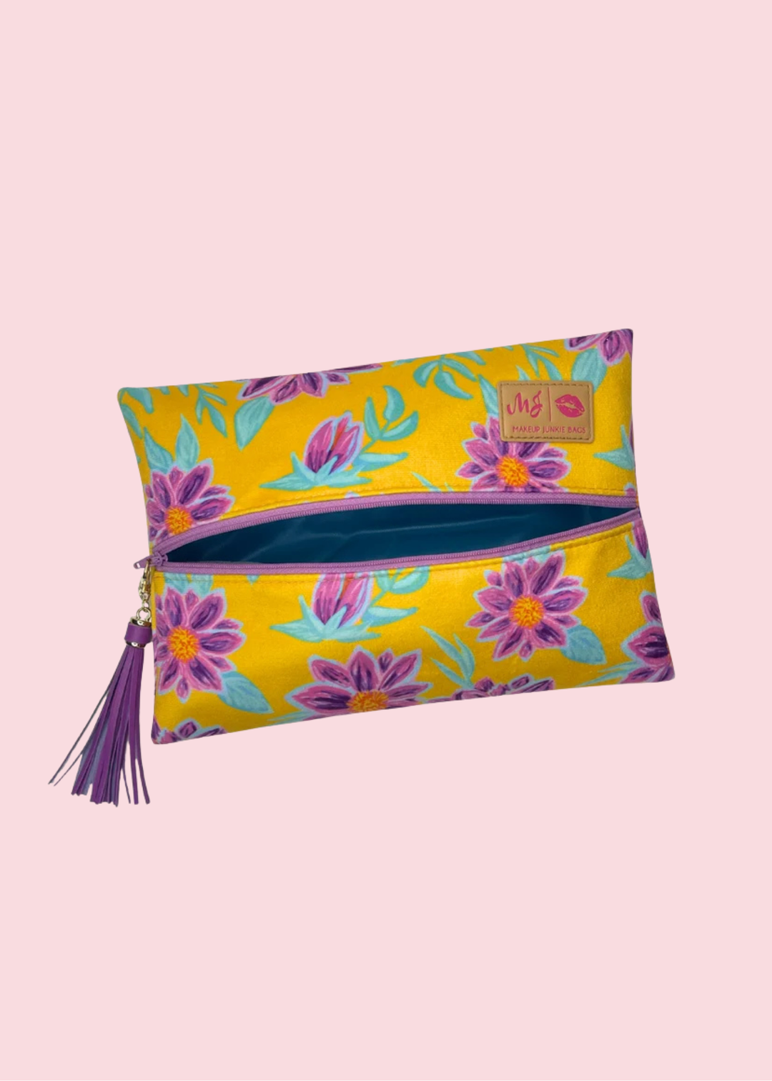 Makeup Junkie Bags - Amethyst Bloom Travel Bags ]Pre-Order]
