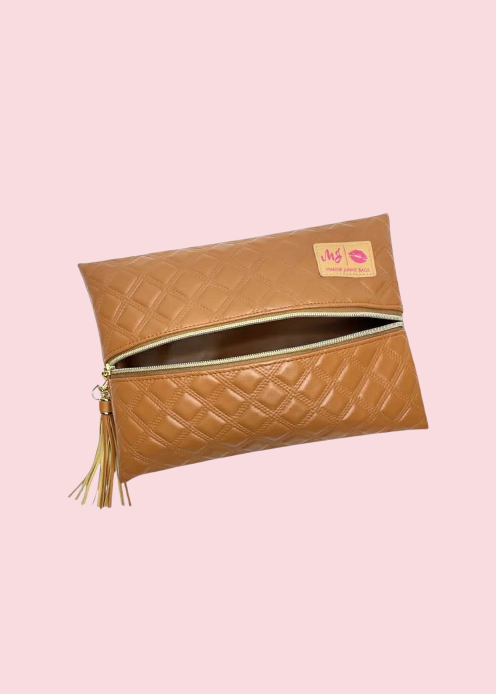 Makeup Junkie Bags - Heirloom Cognac Travel Bags [Pre-Order]