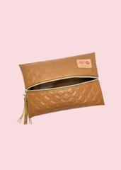 Makeup Junkie Bags - Heirloom Cognac Travel Bags [Pre-Order]