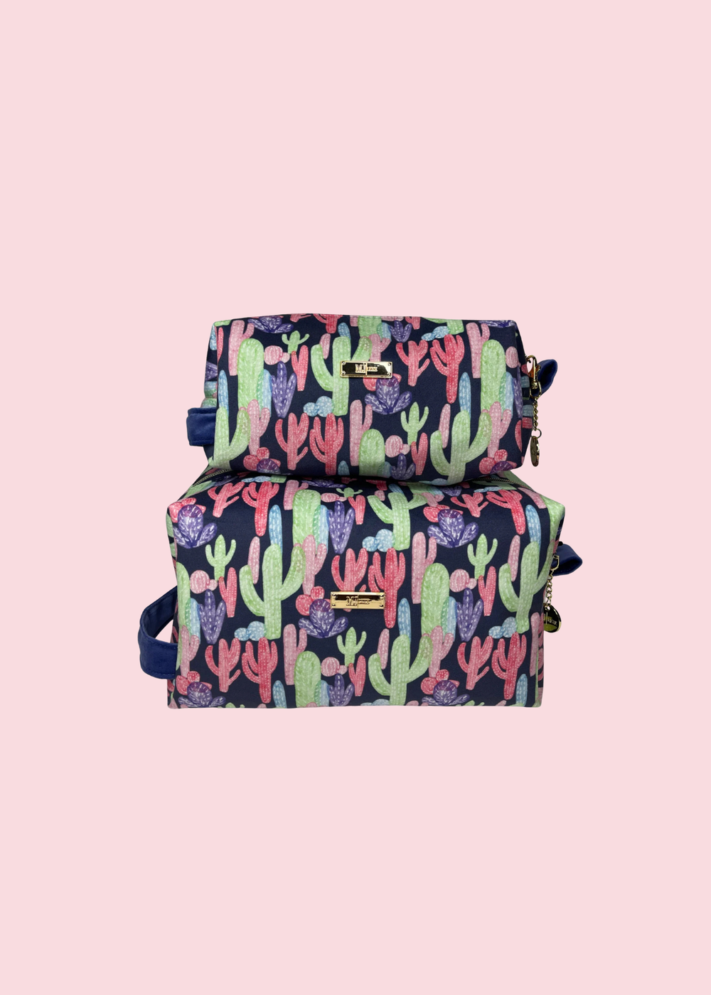 Makeup Junkie Bags - Pastel Cactus Bobbie Bags [Pre-Order]