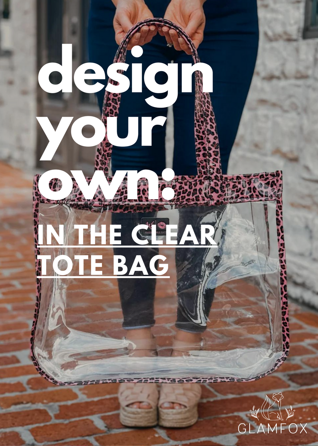 Makeup Junkie: Design-A-Bag - IN THE CLEAR TOTE BAG [Pre-Order]