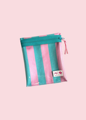 Makeup Junkie Bags - Cabana Mint Jewelry Pouch [Pre-Order]