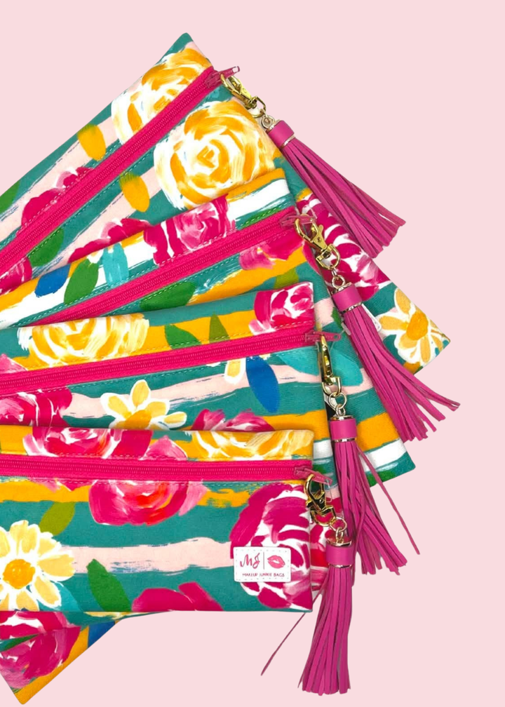 Makeup Junkie Bags - Ribbon &amp; Rose Travel Bags [Pre-Order]