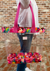 Makeup Junkie Bags - Magic Meadow Clear Beach Tote [Pre-Order]