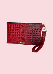 Makeup Junkie Bags - Bubble Gator Rouge Luxe Clutch [Pre-Order]