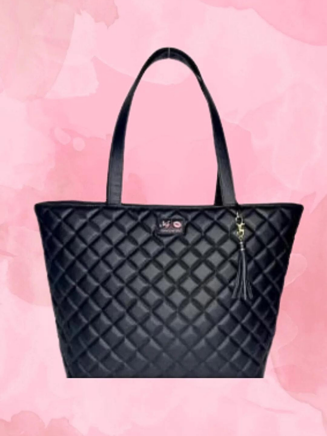Makeup Junkie Bags - Luxe Onyx Quilted Tote [Pre-Order]