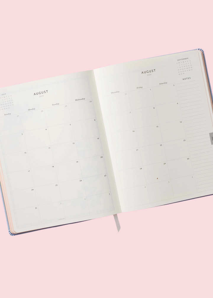 Rifle Paper Co. - 2025 English Rose 12-Month Bookbound Planner