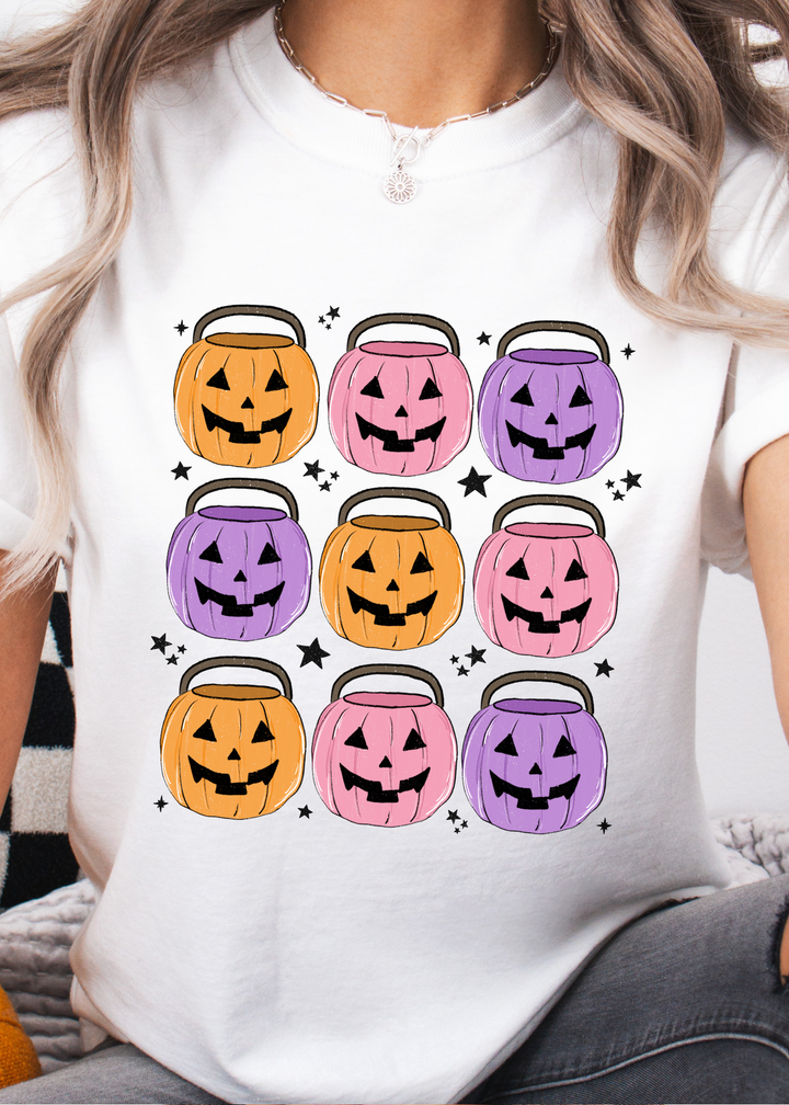 Glamfox  - Pumpkin Buckets Graphic Tee