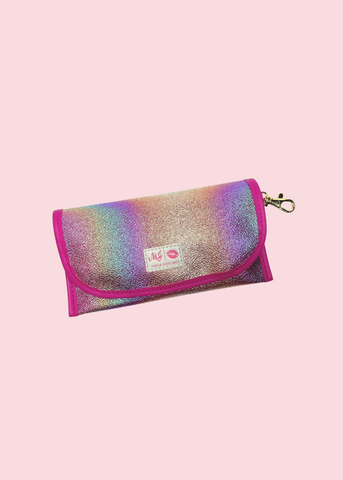 Makeup Junkie Bags - Sparkle Pink Sunglass Case [Pre-Order]