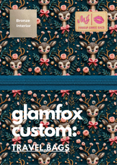 Makeup Junkie Bags - Fawn In Bloom Travel Bags [Ready To Ship]