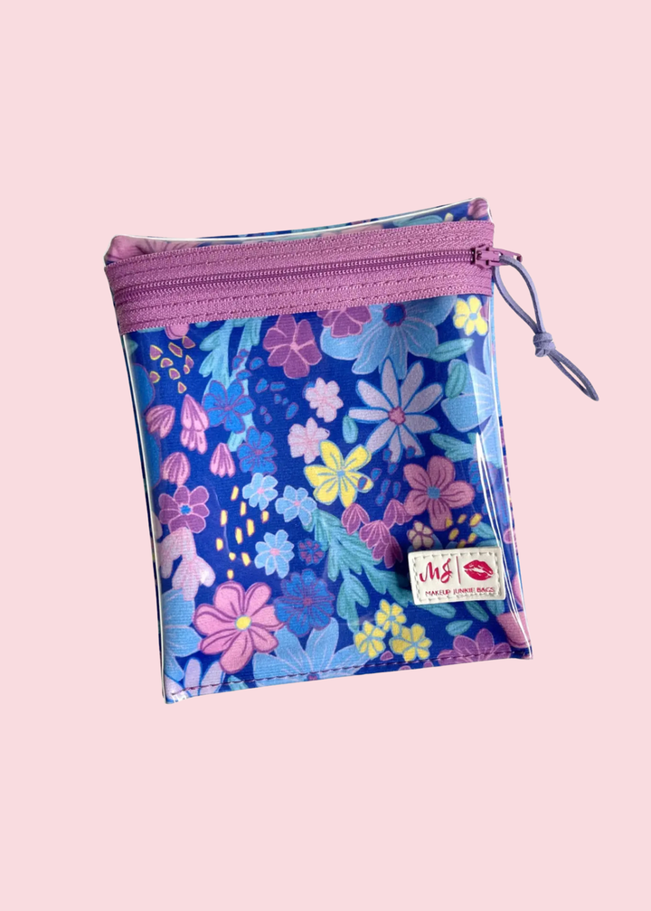 Makeup Junkie Bags - Breezy Bouquet 30A Zippy Clear Pouch [Pre-Order]