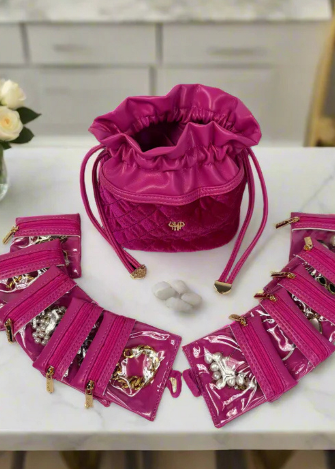 PurseN - Fuschia Ultra Jewelry Case