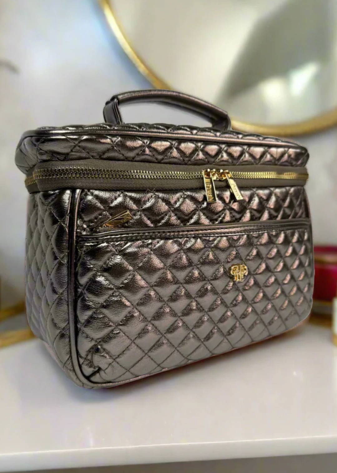 PurseN - Bronze Classic Train Case