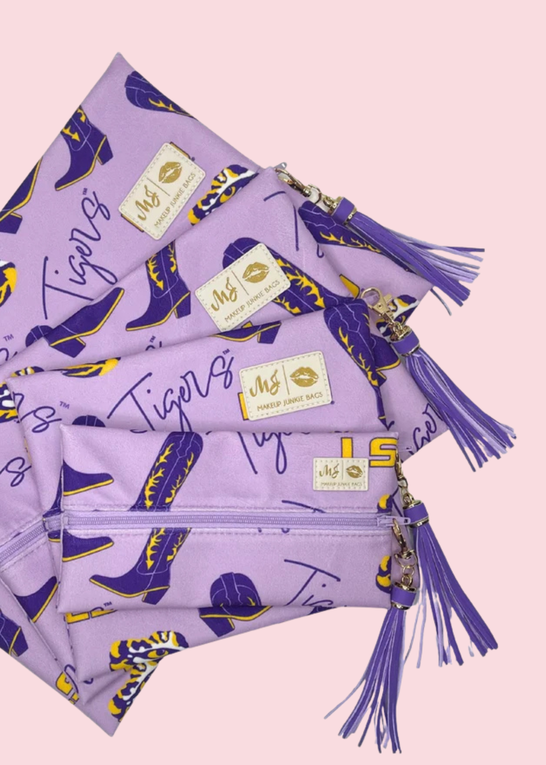 Makeup Junkie Bags - Boots Louisiana State University Travel Bags [Pre-Order]