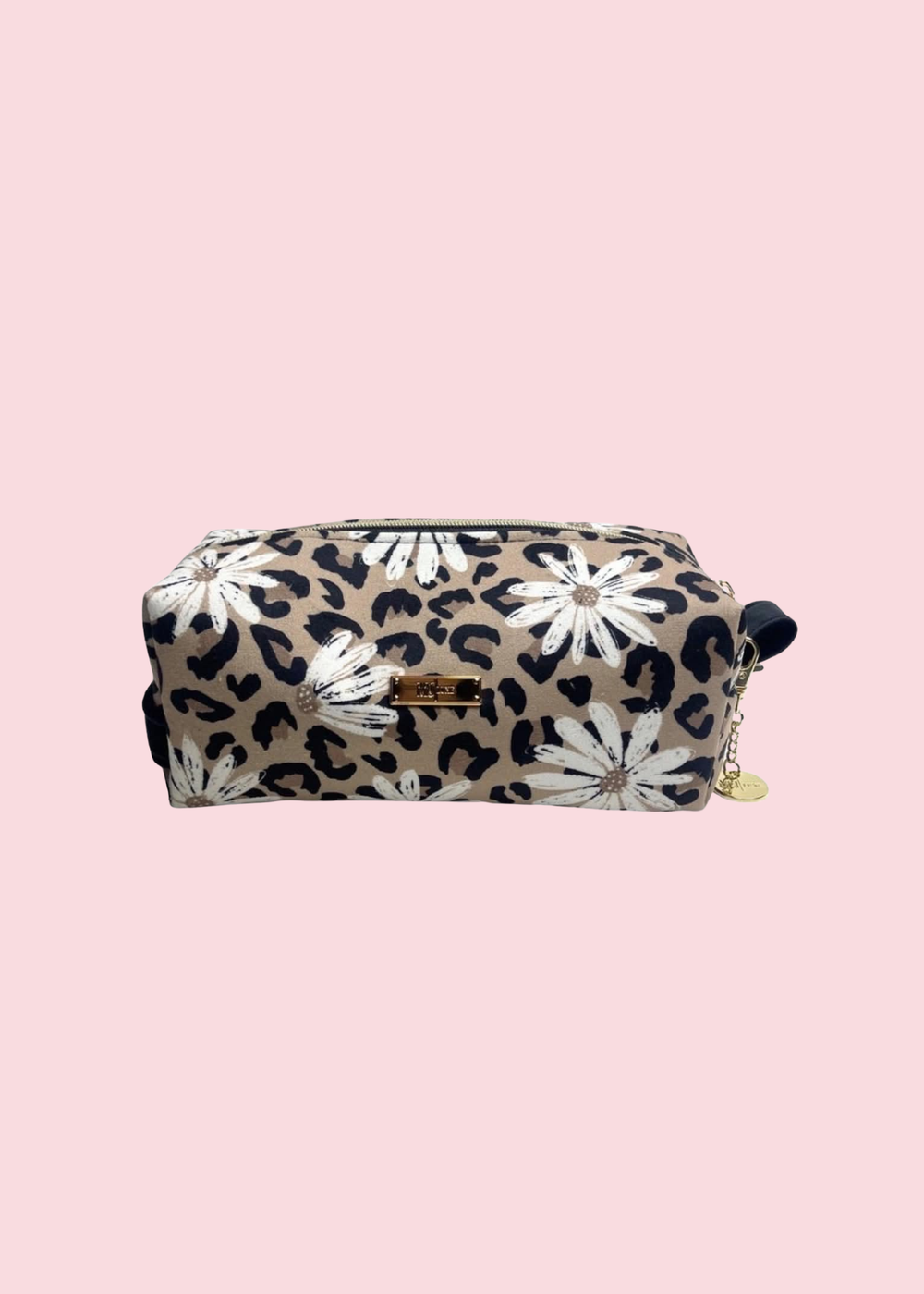 Makeup Junkie Bags - Daisy Cheetah Bobbie Bag [Pre-Order]