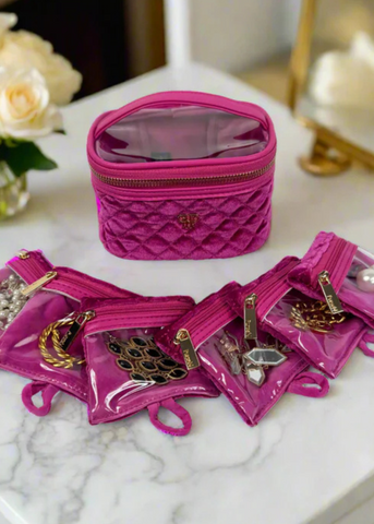 PurseN - Fuschia Getaway Jewelry Case