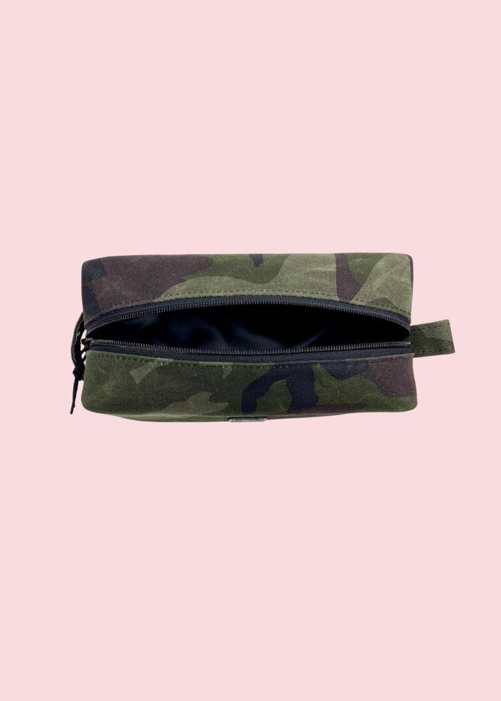 Man Junk Bags - The Waved Canvas Camo Bobbie Bag [Pre-Order]