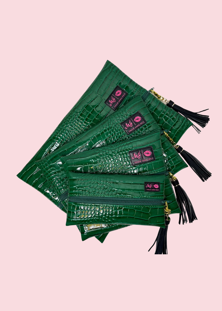 Makeup Junkie Bags - LUSH Gator Flat Lay [Pre-Order]