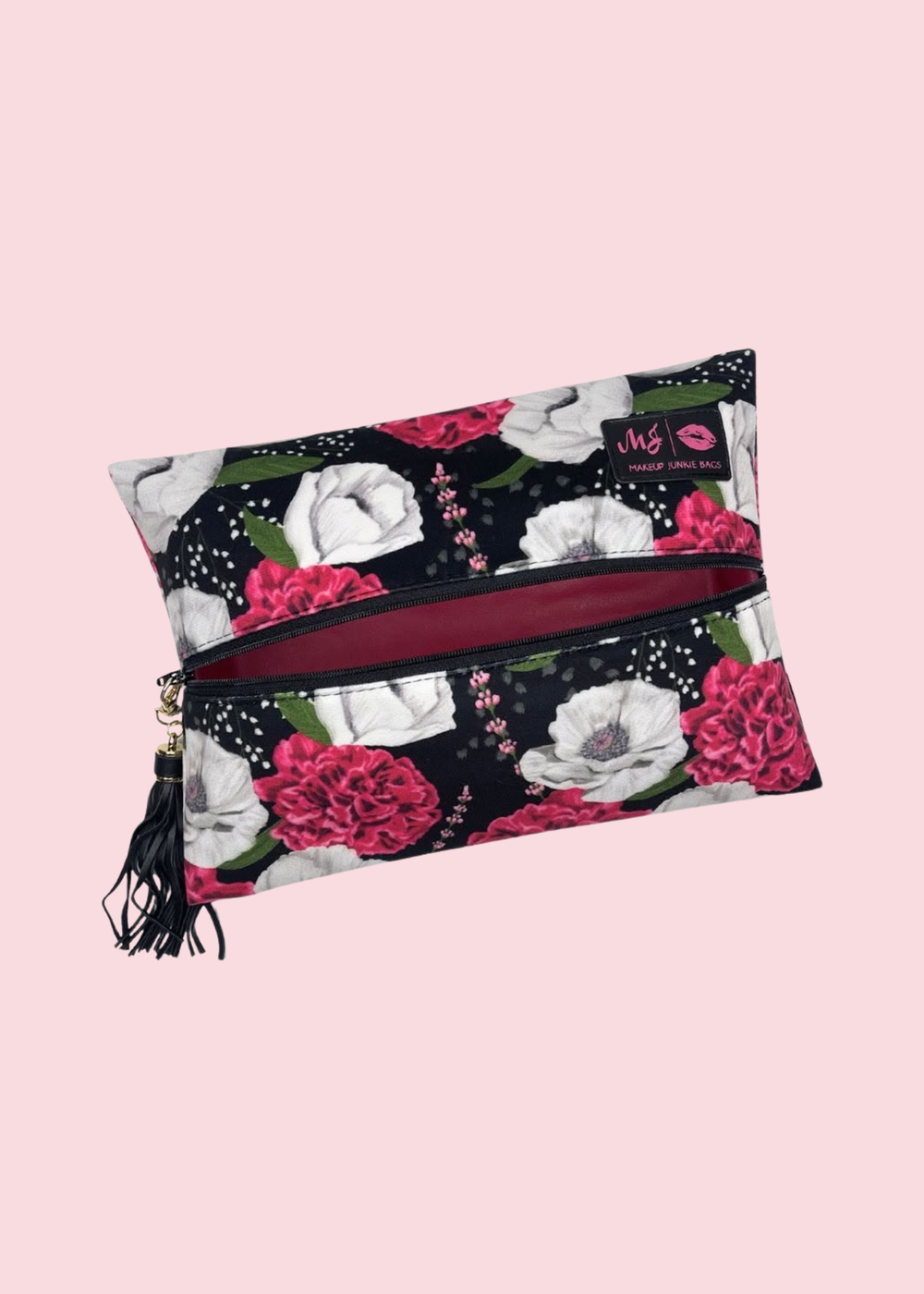 Makeup Junkie Bags - Rose Noir Travel Bags [Pre-Order]