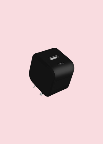 Tech Trendz - Black Dual USB Adapter