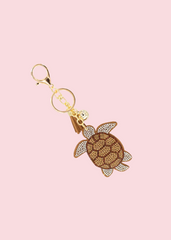Suzy Q - Light Brown Turtle Keychain