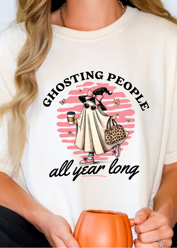 Glamfox  - Ghosting People All Year Long Graphic Tee