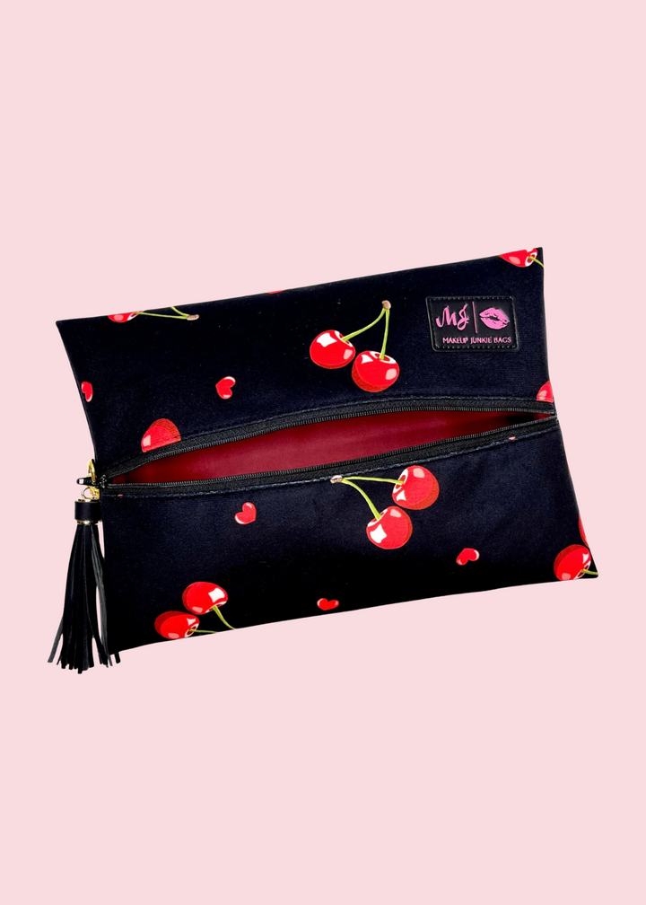 Makeup Junkie Bags - Cherry On Top Flat Lay [Pre-Order]