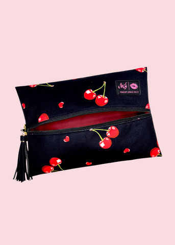 Makeup Junkie Bags - Cherry On Top Flat Lay [Pre-Order]