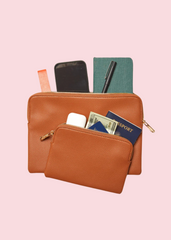 Brouk & Co - Chestnut Mia 2 Piece Pouch Set