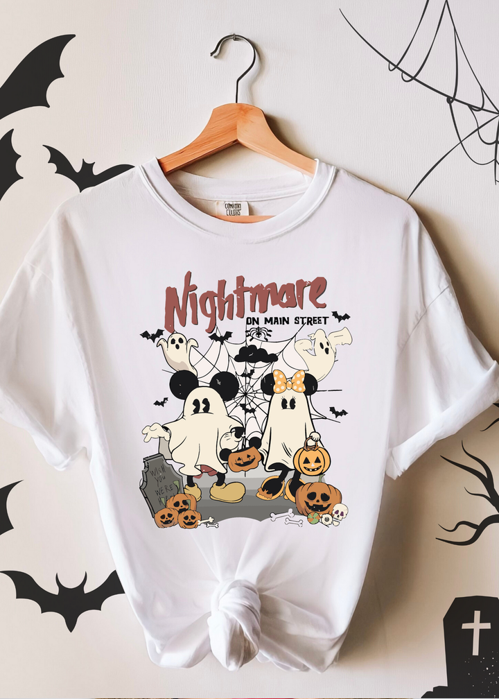 Glamfox  - Halloween Street Graphic Tee