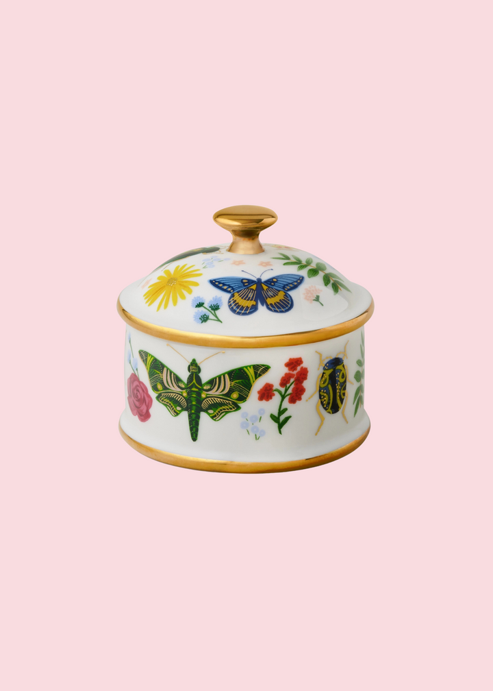 Rifle Paper Co. - Curio Round Porcelain Box