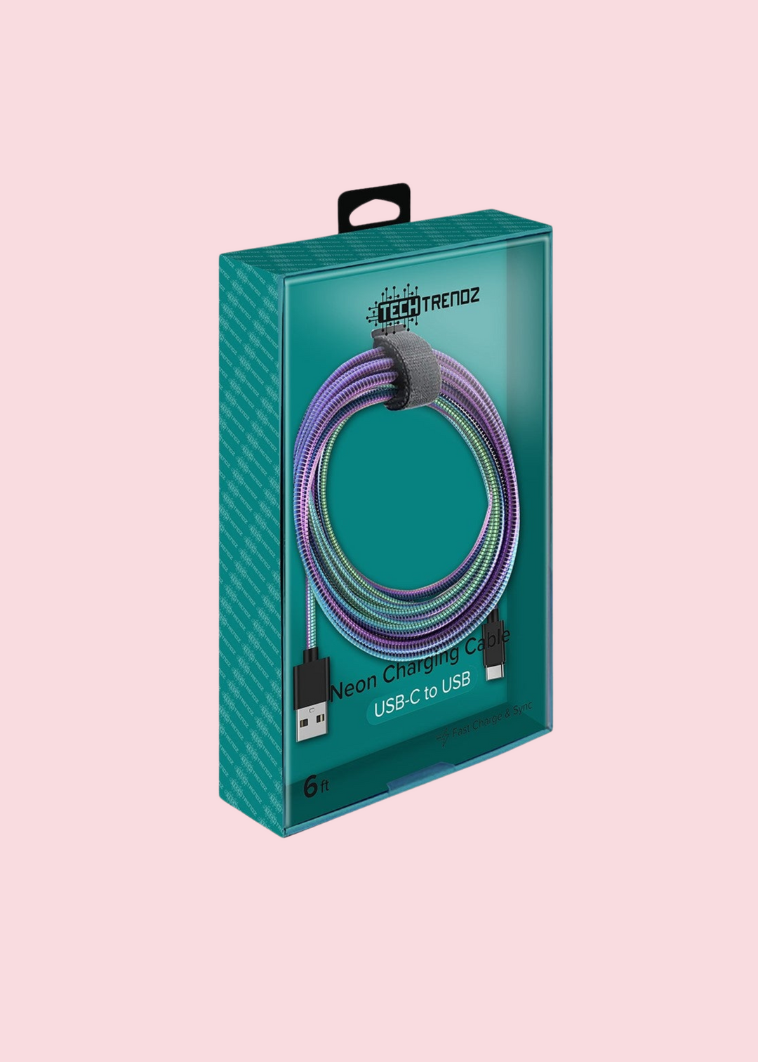 Tech Trendz - Metallic 6ft USBC Cable