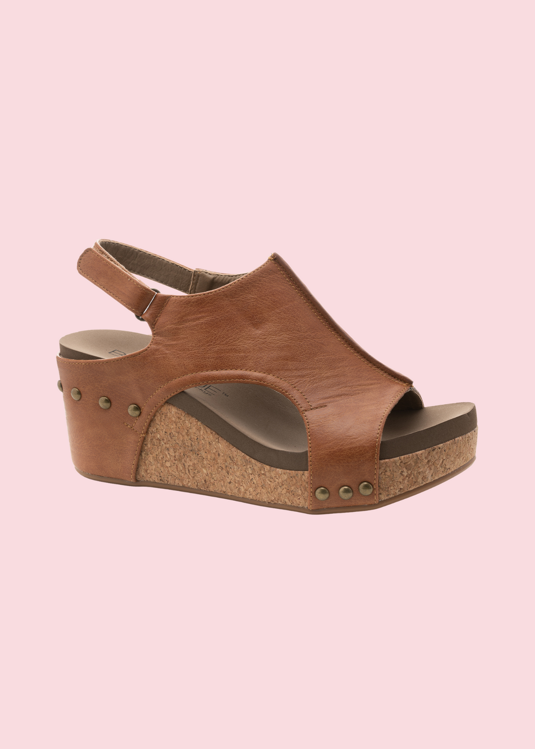 Corkys - Carley Wedge in Caramel Smooth [Ready to Ship]