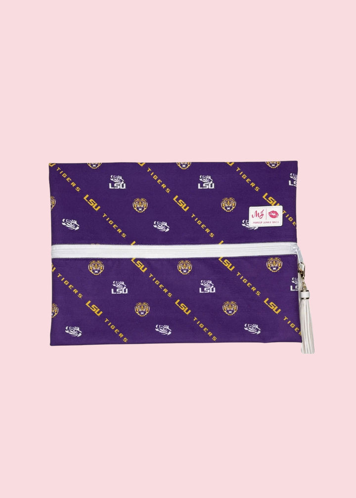 Makeup Junkie Bags - Geaux Tigers! Louisiana State University Travel Bags [Pre-Order]