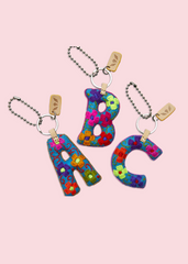 Consuela - Turquoise Felt Alphabet Charms
